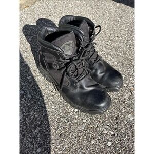 Rocky‎ Boots Men's 11 .5M Black Leather Waterproof Alpha Force 6'' Work Boots